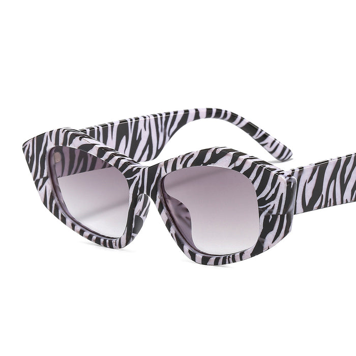 Jewelry WholesaleWholesale Zebra Pattern Polygon PC Sunglasses JDC-SG-OuT010 Sunglasses 欧图 %variant_option1% %variant_option2% %variant_option3%  Factory Price JoyasDeChina Joyas De China