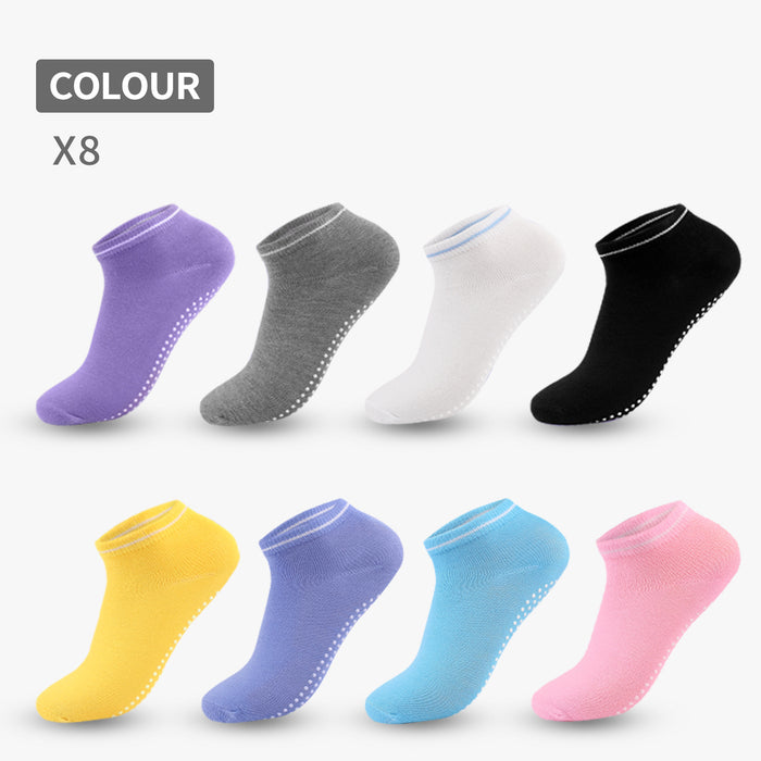 Chaussettes de yoga antidérapantes en gros pour dames en silicone JDC-SK-Fengr002