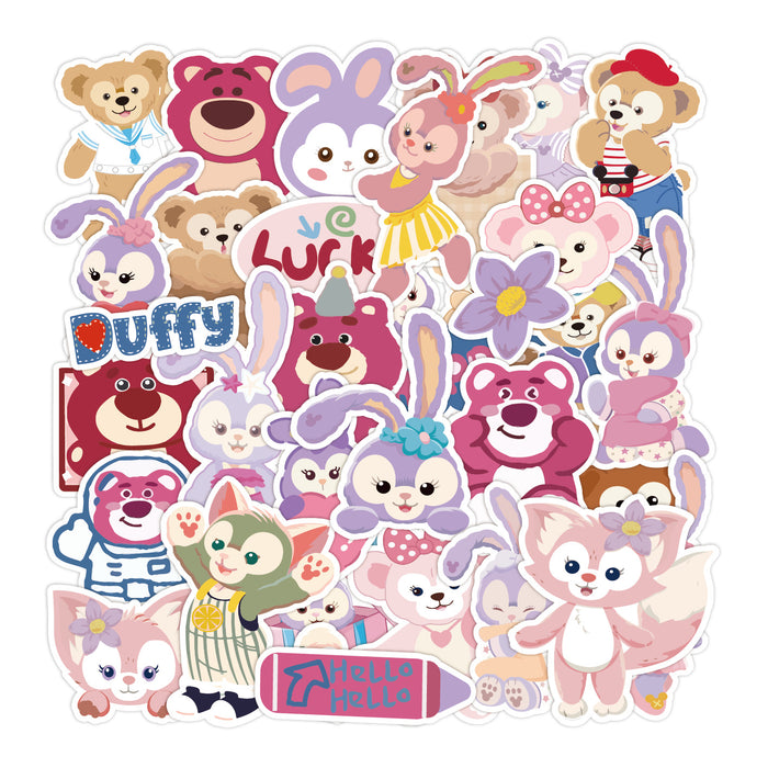 Wholesale Sticker PVC Cute Cartoon Waterproof 50 Sheets (S) MOQ≥2 JDC-ST-XinP007