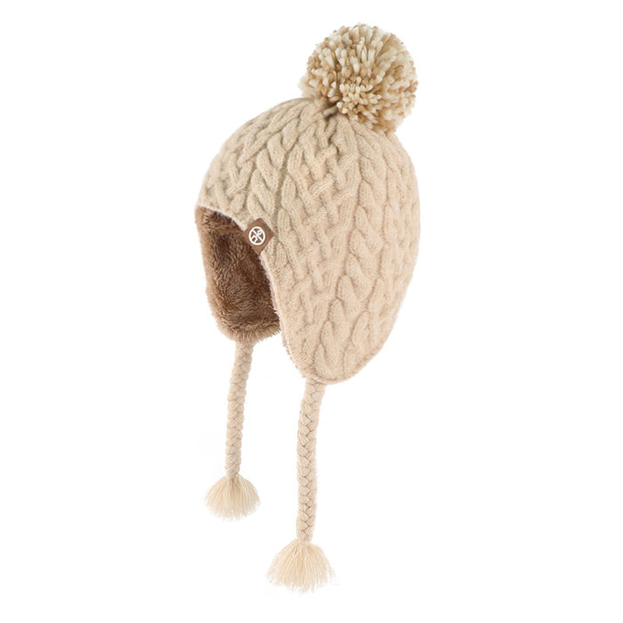 Wholesale Hats Wool Winter Kids Knitted Warm Earmuffs JDC-FH-HongX005
