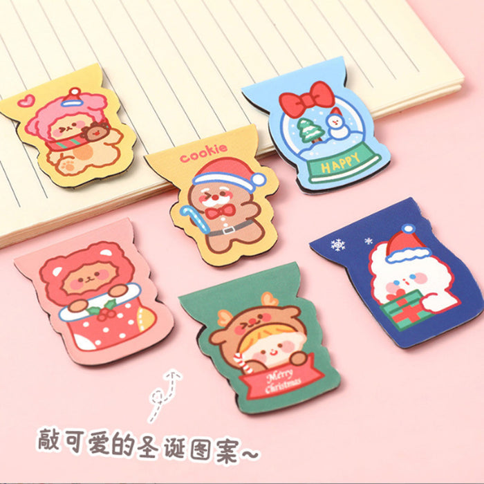 Wholesale Bookmark Magnets Christmas Cute Cartoon Small Gifts JDC-BM-KuY001