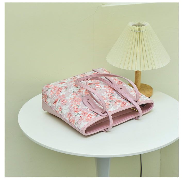Wholesale Handbag PU Lace Flower Type Underarm Bag JDC-HB-Ziyi001