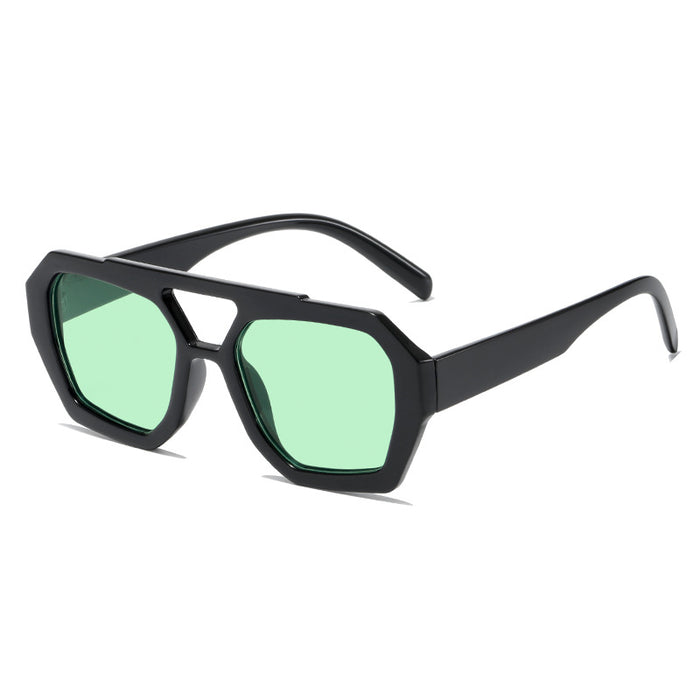 Wholesale Sunglasses PC Lenses Plastic Frames MOQ≥2 JDC-SG-WNBK012