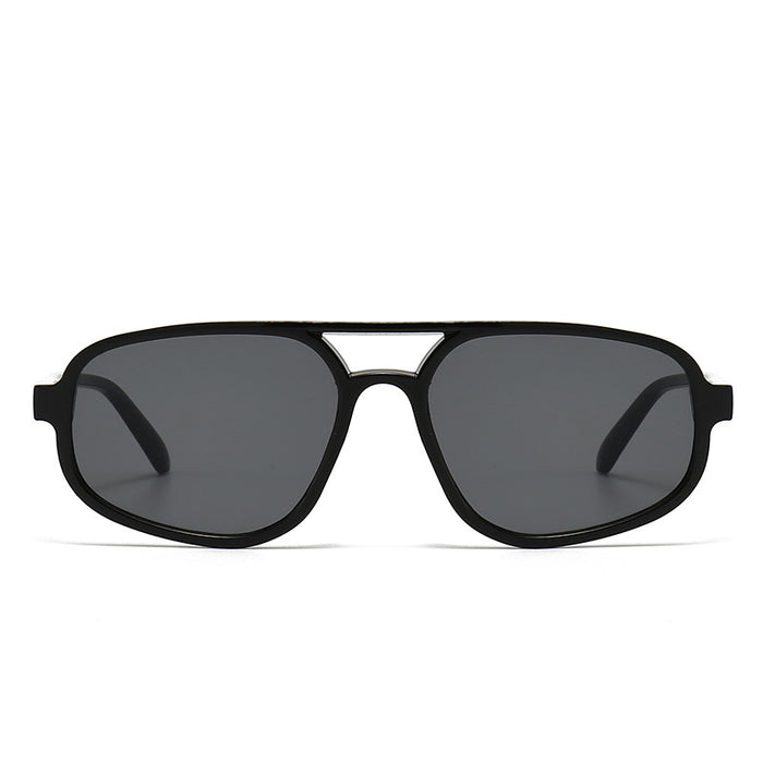 Wholesale Sunglasses PC Retro Double Beam Big Frame JDC-SG-BoY011