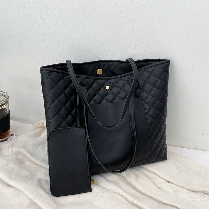 Wholesale Handbags PU Leather Diamond Embroidery Large Capacity JDC-HB-YUfan002