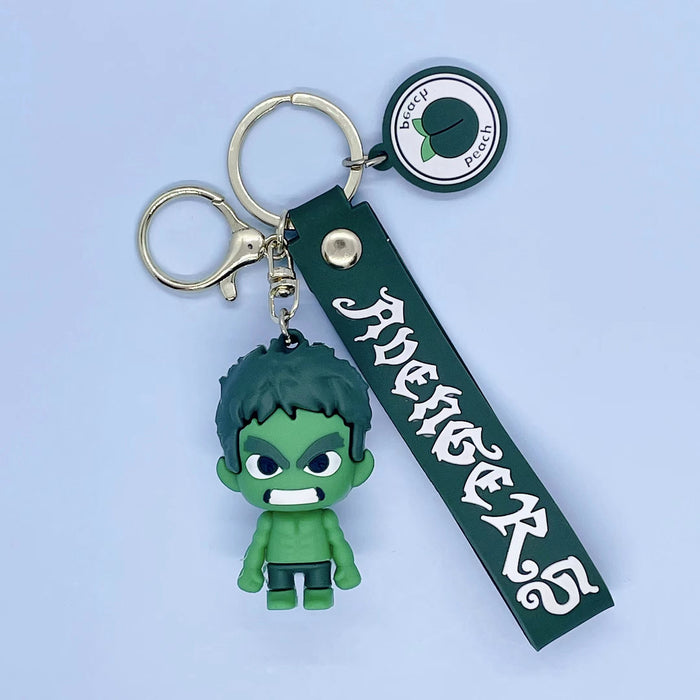 Wholesale Cartoon Soft Rubber Alloy Cute Keychain (M) MOQ≥2 JDC-KC-JuShu005
