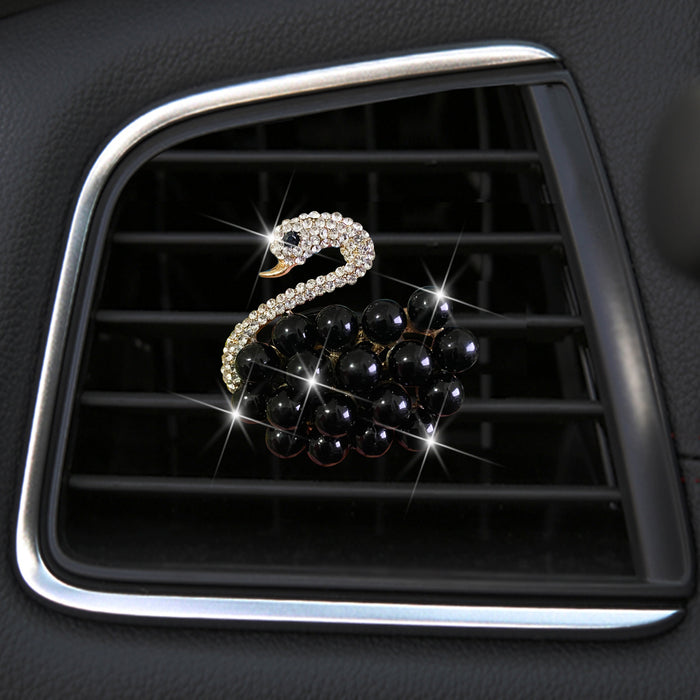 Wholesale Car Accessories Metal Pearl Swan Air Outlet Perfume Clip JDC-CA-ZNYK011