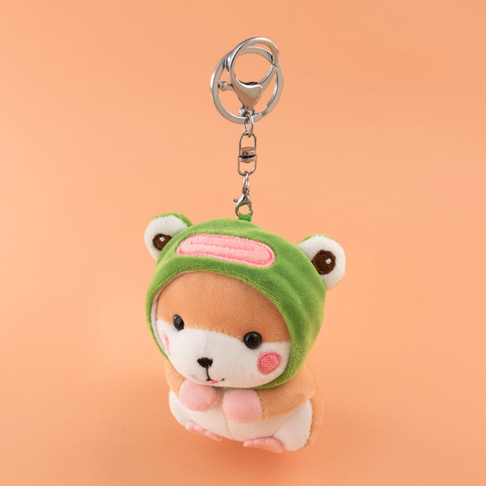 Wholesale Keychains Plush Alloy Hamster Figure MOQ≥2 JDC-KC-JiaQi001