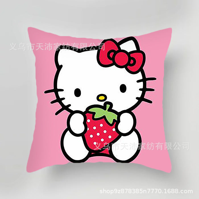 Wholesale Cartoon Anime Cute Pink Fabric Pillow Case (S) MOQ≥2 JDC-PW-Tianp004