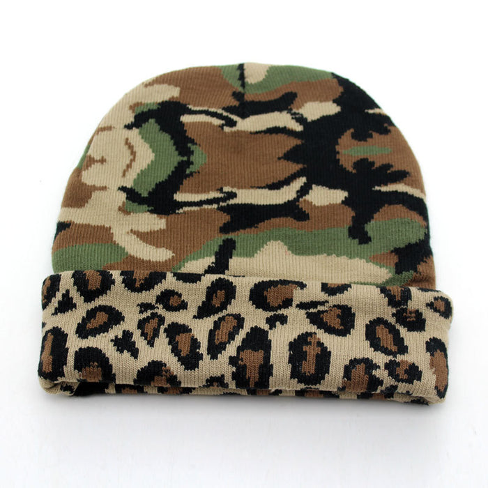 Hat al por mayor Acrílico Leopardo Impresión cálida Hat JDC-FH-Pye009