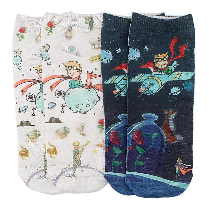 Wholesale Socks Cotton Cartoon Four Seasons Applicable JDC-SK-QingT001
