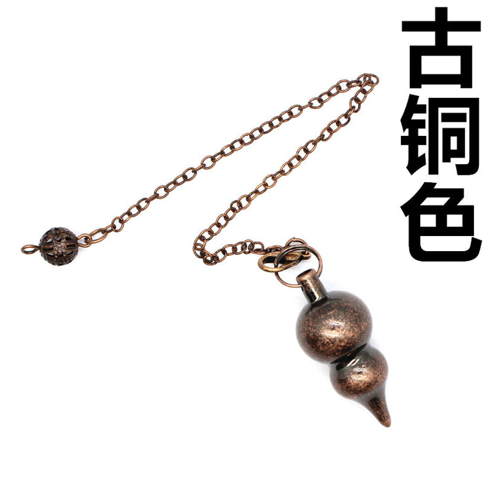 Wholesale Necklace Metal Gourd Pendant MOQ≥2 JDC-NE-Jinshe010