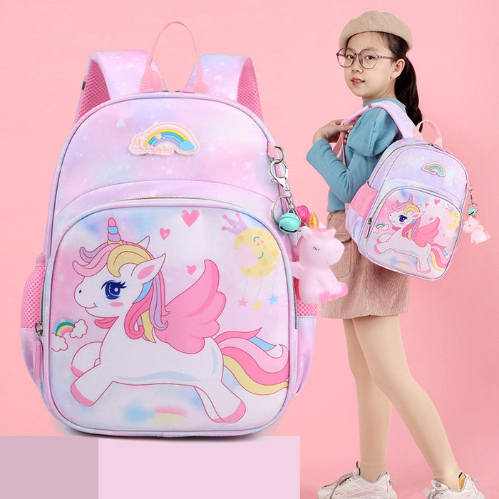 Mochila al por mayor Nylon Kids Can Unicorn School Bag JDC-BP-Piaoci002