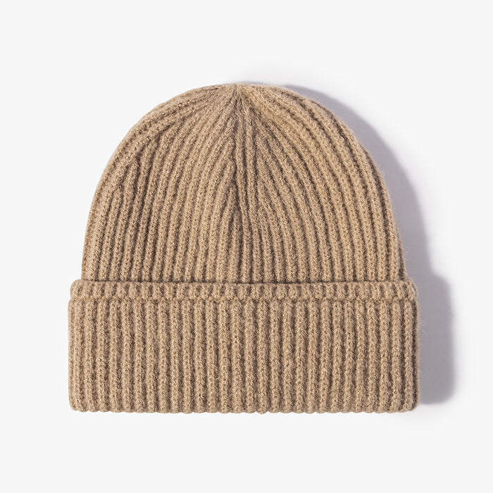 Wholesale Hat Wool Winter Warm Beanie Cuffed Knitted Hat JDC-FH-MAC008