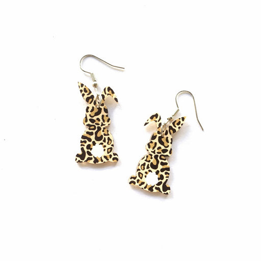 Jewelry WholesaleWholesale Easter acrylic leopard print rabbit earrings JDC-ES-XUEP003 Earrings 雪帕 %variant_option1% %variant_option2% %variant_option3%  Factory Price JoyasDeChina Joyas De China