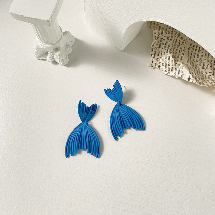 Wholesale Earrings Alloy Creative Fishtail Shape JDC-ES-Baolai011