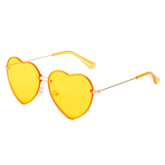 Jewelry WholesaleWholesale Cute Love Frameless Sunglasses JDC-SG-HongW001 Sunglasses 宏伟 %variant_option1% %variant_option2% %variant_option3%  Factory Price JoyasDeChina Joyas De China