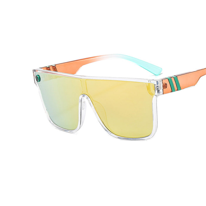 Wholesale Outdoor Cycling Glasses Large Frame Colorful Siamese One Piece JDC-SG-FeiW004