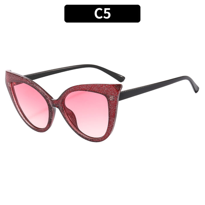 Wholesale Sunglasses AC Cat's Eye Street Fashion Show MOQ≥2 JDC-SG-XiA036