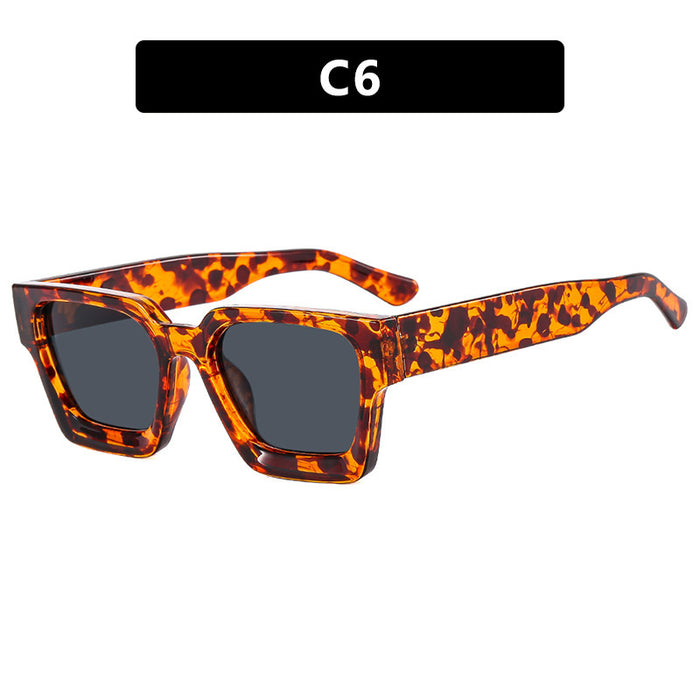 Wholesale Sunglasses PC Large Frame Square UV Protection JDC-SG-PLS103