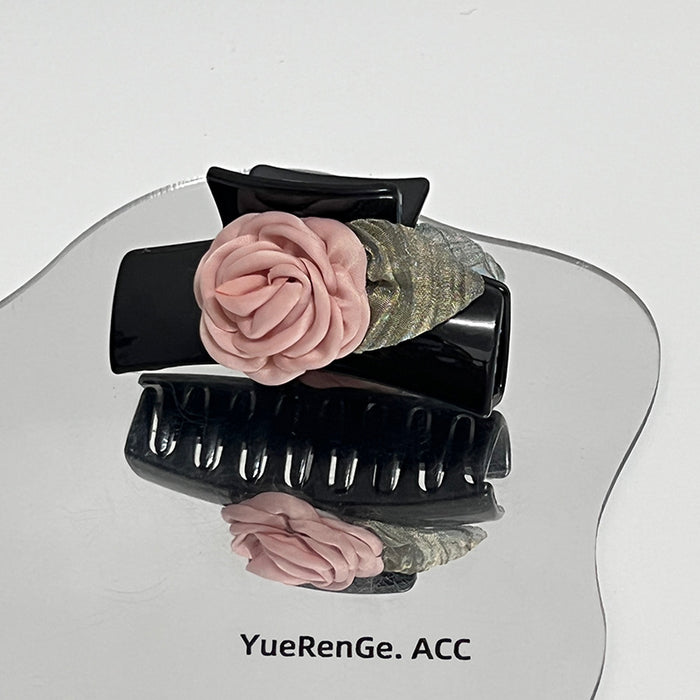 Wholesale hair band plastic flowers elegant retro MOQ≥2 JDC-HC-YueRG003