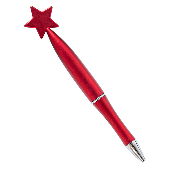 Wholesale Ballpoint Pen Plastic Star Shaped Twist Pen MOQ≥2 JDC-BP-Huah090