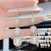Jewelry WholesaleWholesale exaggerated pearl tassel ear buckle women JDC-ES-kait004 Earrings 开康 %variant_option1% %variant_option2% %variant_option3%  Factory Price JoyasDeChina Joyas De China