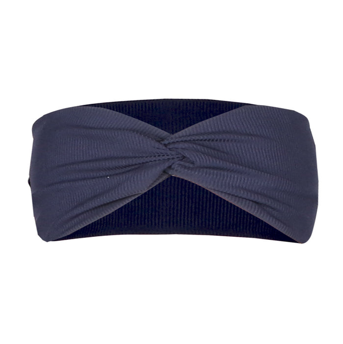 Wholesale Headband Knitted Solid Color Wide Edge Sports MOQ≥2 JDC-HD-FanM007