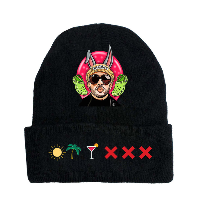 Wholesale Hat Acrylic Warm Cartoon Printing Knitted Hat (F) JDC-FH-YCFS002
