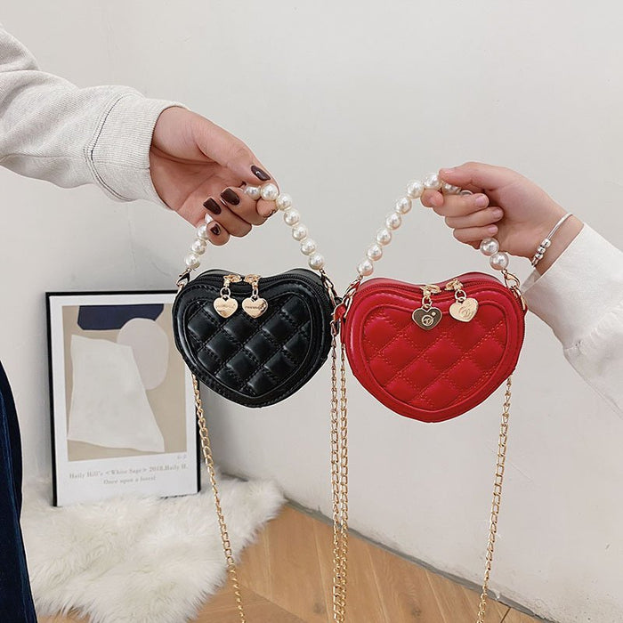 Jewelry WholesaleWholesale children love pearl handbag JDC-HB-KM014 Handbags 卡曼 %variant_option1% %variant_option2% %variant_option3%  Factory Price JoyasDeChina Joyas De China