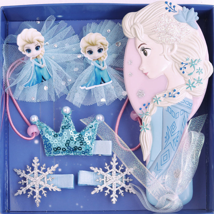 Wholesale Hair Scrunchies Plastic Resin Princess Little Girl Tiara Cartoon Set MOQ≥2 JDC-HS-MAIKA001