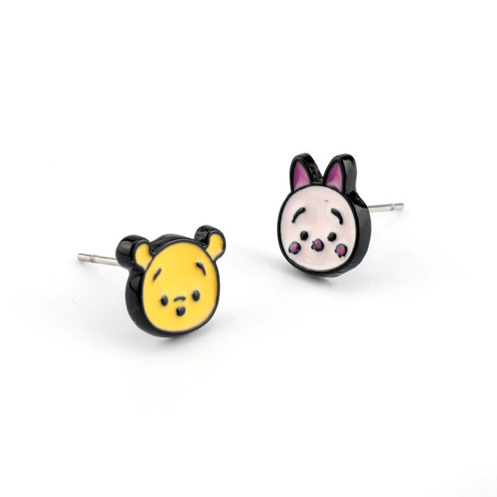 Wholesale Earring Alloy Cute Cartoon Asymmetric Stud Earrings (M) JDC-ES-Dsheng008