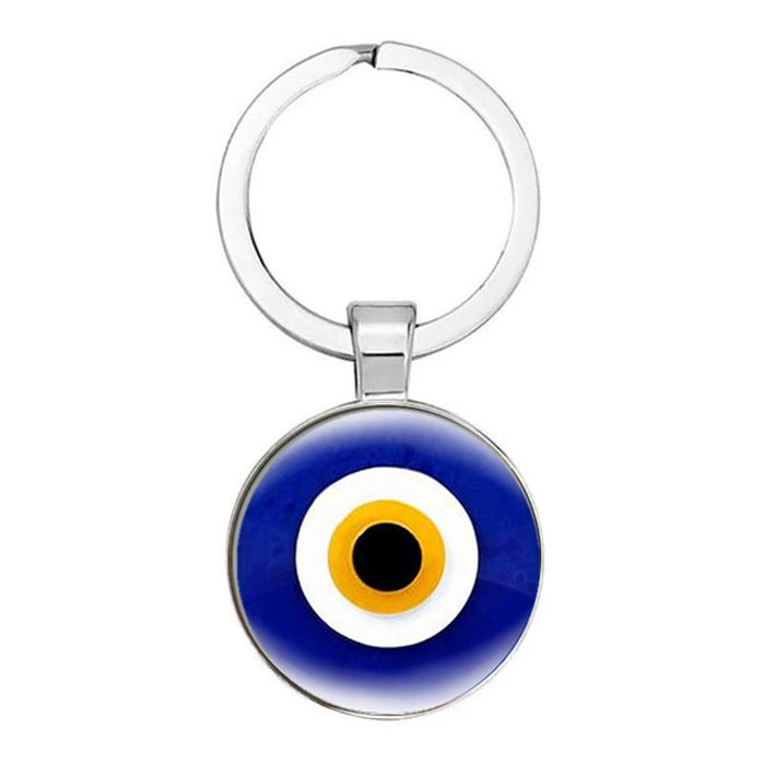 Jewelry WholesaleWholesale Devil's Eye Blue Eye Glass Keychain  MOQ≥3 JDC-KC-HaoH001 Keychains 豪瀚 %variant_option1% %variant_option2% %variant_option3%  Factory Price JoyasDeChina Joyas De China