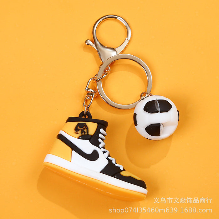 Wholesale Creative Football AJ Sneakers Keychain Car Keychain MOQ≥3 (F) JDC-KC-WYan005