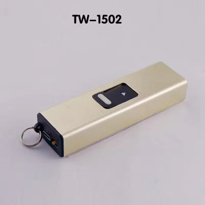 Wholesale Keychains Titanium Steel LED Torch MOQ≥2 JDC-KC-JiuD001