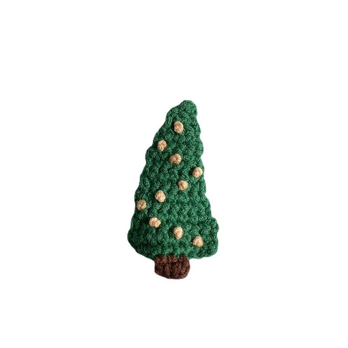 Wholesale Hair Clips Christmas Tree Knitting Cute Kids JDC-HC-DaY001
