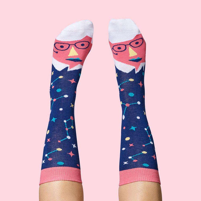 Wholesale socks fabric cartoon personality painting tide socks cotton socks JDC-SK-QAng010