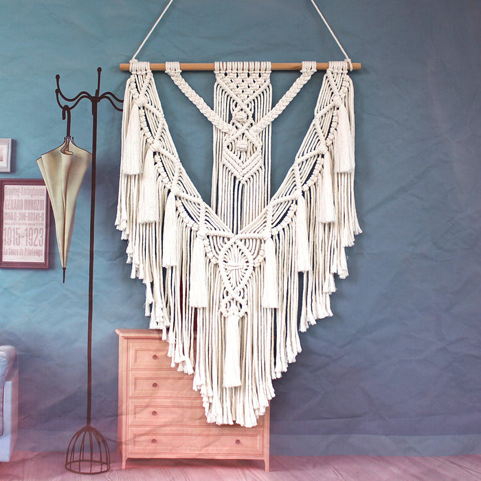 Wholesale boho ins tapestry cotton thread woven wall hanging MOQ≥2 JDC-DC-CYue001