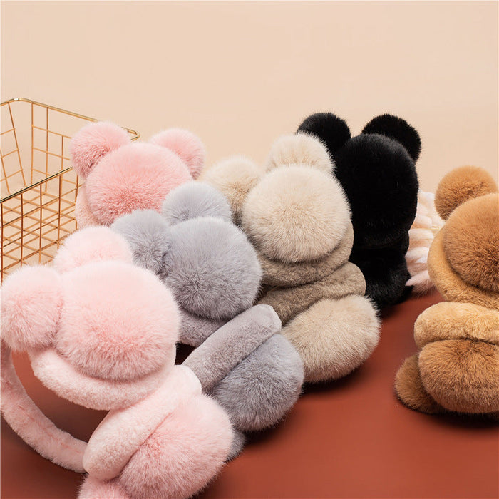 Wholesale Earmuff Plush Cute Rabbit Warm MOQ≥2 JDC-EF-MYuan001