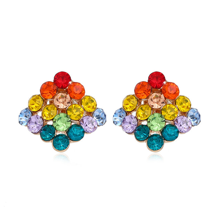 Wholesale Earrings Alloy Diamonds MOQ≥2 JDC-ES-KaiQ056