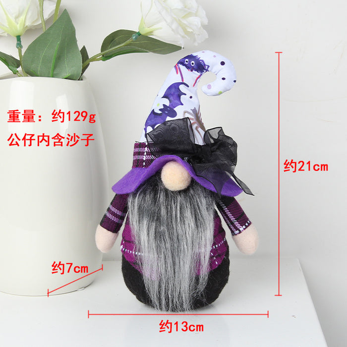 Wholesale Ornament Cloth Halloween Faceless Old Man Doll JDC-OS-GangL039
