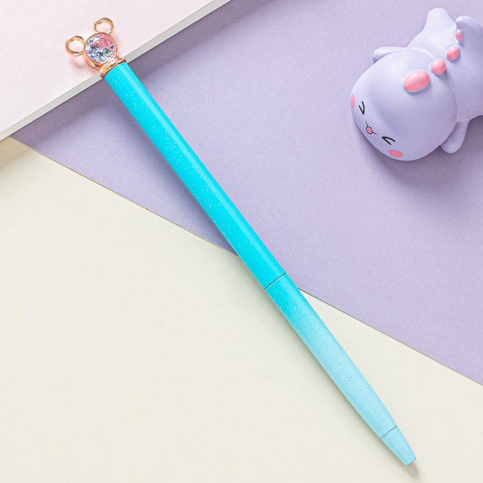 Pen de bolígrafo al por mayor Color de gradiente metálico Lindo Turn JDC-BP-Hongd013