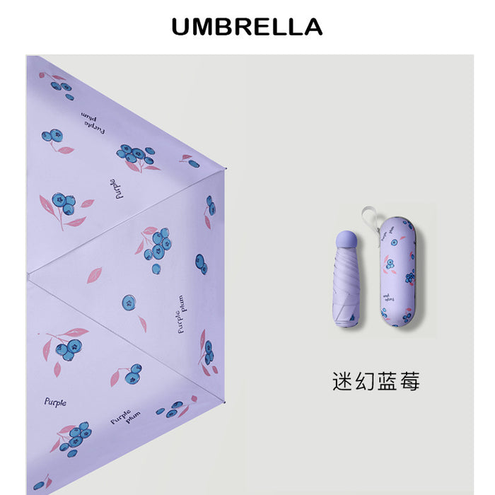 Wholesale Sunscreen Mini Capsule Umbrella Bumper Cloth JDC-UA-TYS005