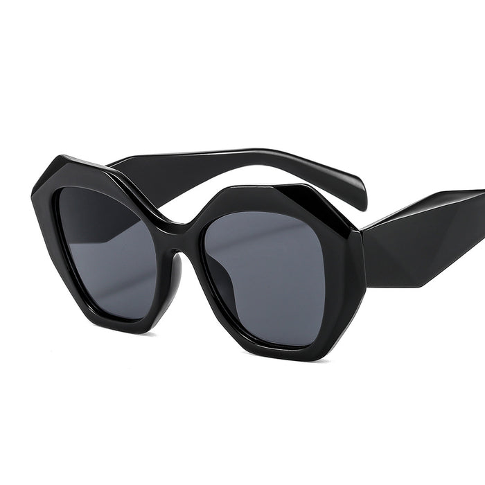 Jewelry WholesaleWholesale PC Polygon Ladies Large Frame Sunglasses JDC-SG-OuT005 Sunglasses 欧图 %variant_option1% %variant_option2% %variant_option3%  Factory Price JoyasDeChina Joyas De China