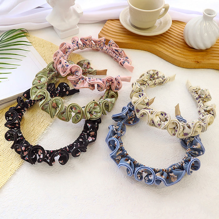 Wholesale fabric print headband floral MOQ≥2 JDC-HD-MIs006