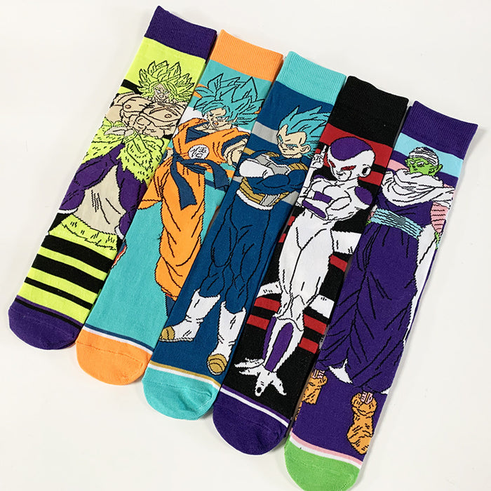 Wholesale cartoon new product men's middle socks and couples socks personality JDC-SK-YiYan006
