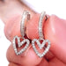 Jewelry WholesaleWholesale Hollow Heart Drop Earrings Gift JDC-ES-CaoS035 Earrings 曹适 %variant_option1% %variant_option2% %variant_option3%  Factory Price JoyasDeChina Joyas De China