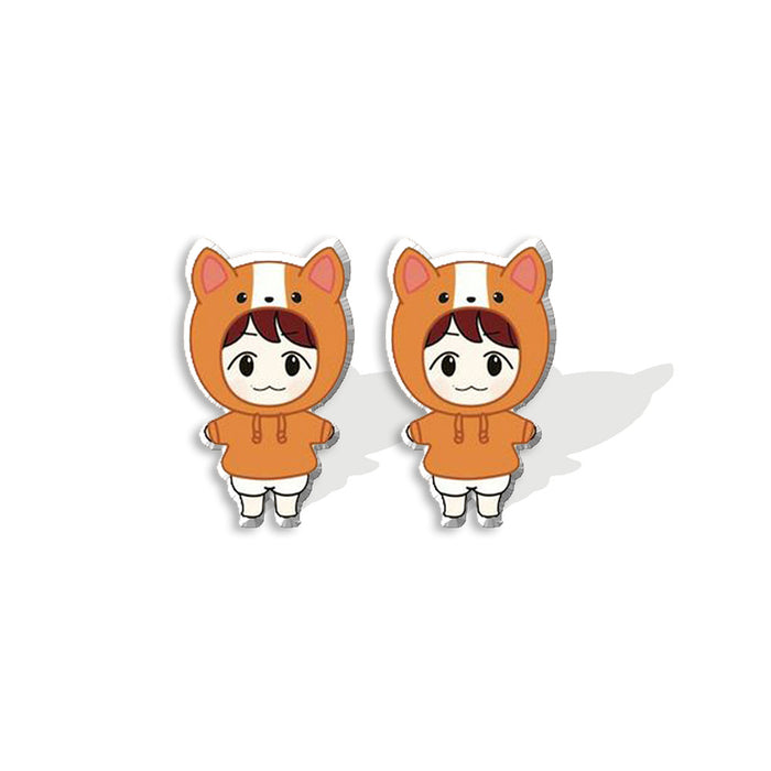 Wholesale Earrings Acrylic Cute Characters MOQ≥2 JDC-ES-XiangL035