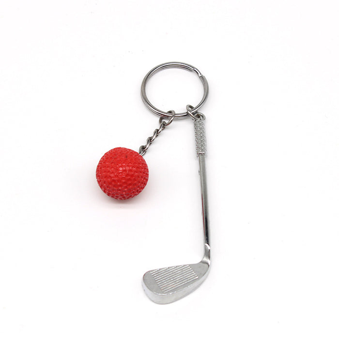 Keychains al por mayor PVC Ballas de golf alemanas JDC-KC-XXING011