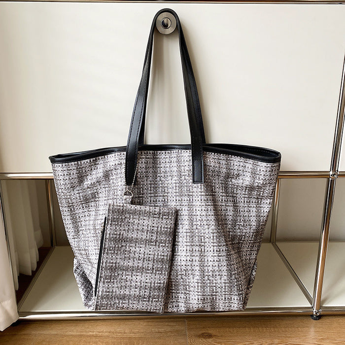 Wholesale Handbags PU Polyester Tote Bag JDC-HB-Xumeng001